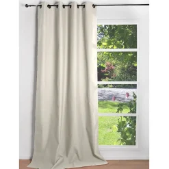 Gordijn Verduisterend Helsinki Ringen Ecru 140X260Cm-Brico Sale