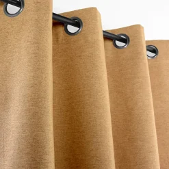Gordijn Verduisterend Ringen Helsinki Bruin 140X260Cmcm-Brico Outlet