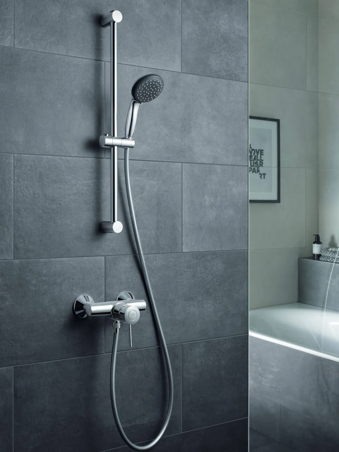 Brico Grohe Doucheset Vitalio Start 100Mm 2 Stralen Chroom Online
