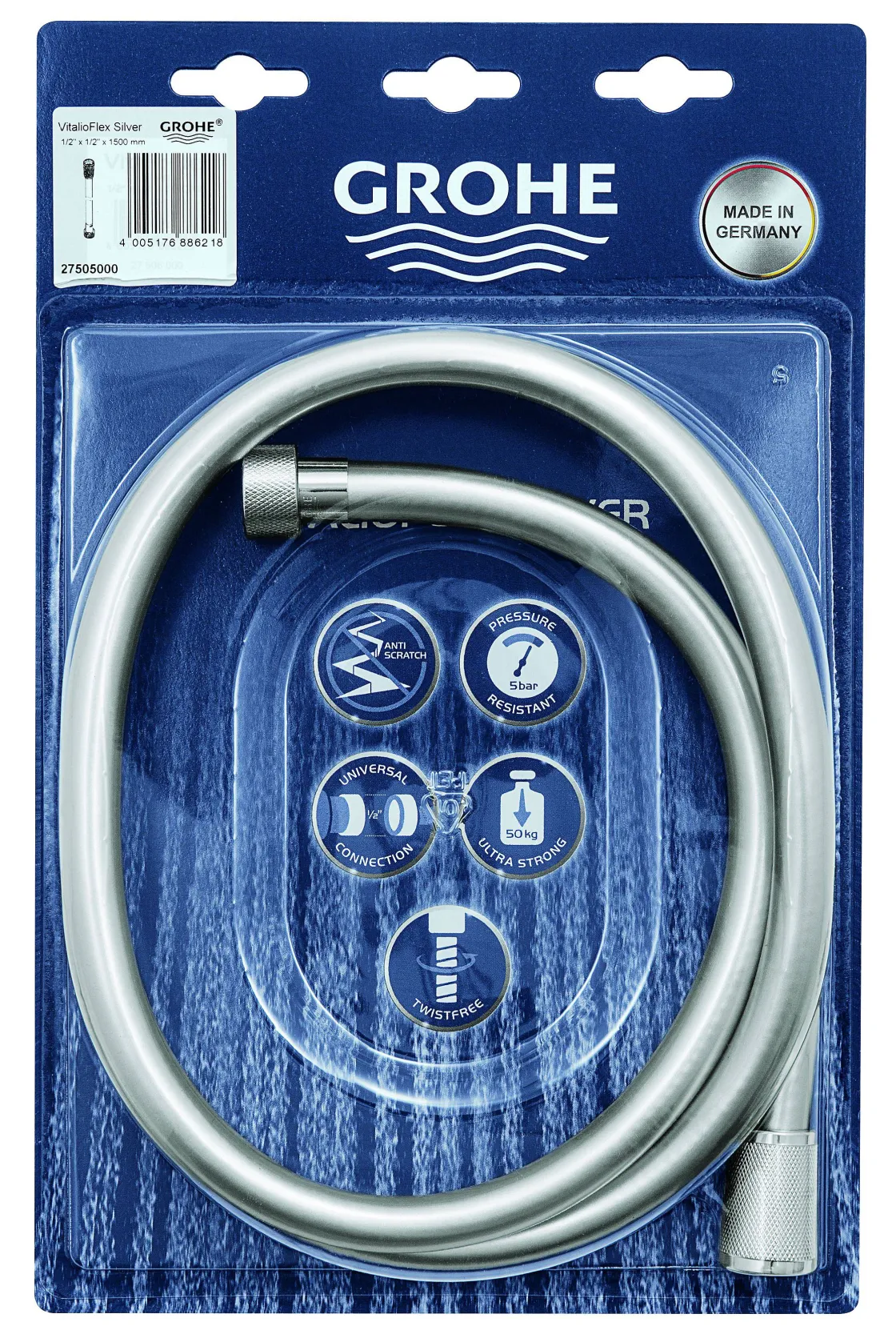 Brico Grohe Doucheslang Vitalioflex Silver 150Cm Chroom Online