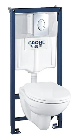 Brico Grohe Inbouwreservoir Set Geo | Soft-Close Toiletzitting | Randloos Toiletpot Sale