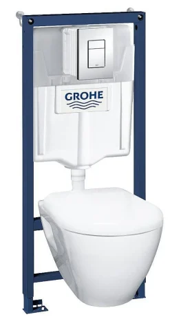 Brico Grohe Inbouwreservoir Set Serel Wit | Soft-Close Toiletzitting Best