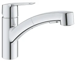 Brico Grohe Quickfix Start Keukenmengkraan Met Uittrekbare Handdouche Chroom Outlet