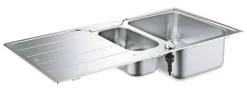 Brico Grohe Spoelbak K500 Met Druiprek 970X500Mm Rvs Outlet