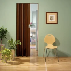 Grosfillex Vouwdeur Spacy Palissander 205X84Cm-Brico Clearance