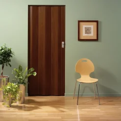 Grosfillex Vouwdeur Spacy Palissander 205X84Cm-Brico Clearance