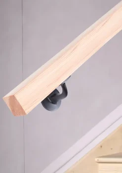 Handystairs Houten Trapleuning - Vierkante Leuning 40 X 40 Mm - Grenen - 150Cm-Brico Discount