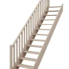 Handystairs Open Rechte Trap "Vega80" - 280 Cm Hoog - 13 Beuken Treden - Met Leuning-Brico Discount