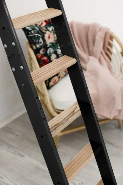 Handystairs Uitschuifbare Steektrap Max6 - H=152 Cm - Grenenhout - Zwart-Brico Sale