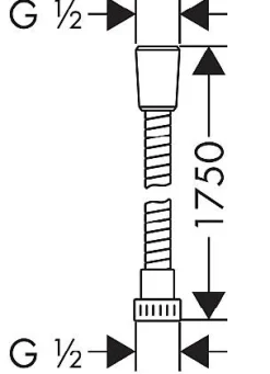 Brico Hansgrohe Doucheslang Mariflex 175Cm Chroom Outlet