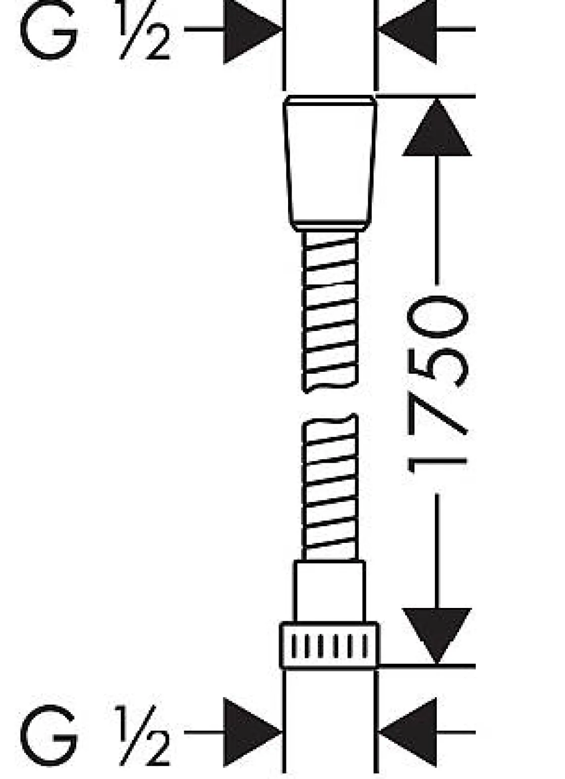 Brico Hansgrohe Doucheslang Mariflex 175Cm Chroom Outlet