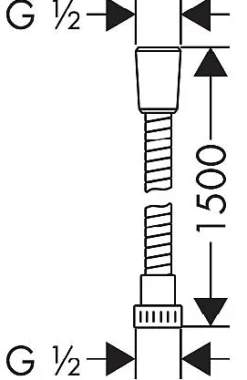 Brico Hansgrohe Doucheslang Mariflex 150Cm Chroom Best