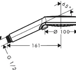 Brico Hansgrohe Handdouche Crometta Vario Eco 2 Stralen Chroom New