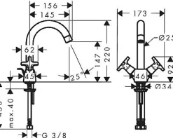 Brico Hansgrohe Wastafelkraan Mysport Chroom Outlet