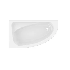 Brico Hoekbad 'Palerme' Gauche 160 X 90 Cm Wit Acryl
