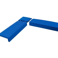 Hoekstuk Rubber Rand Opsluitband L-Vormig - 40X40 Cm - Blauw-Brico Hot