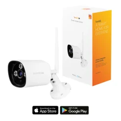Hombli Slimme Beveiligingscamera Buiten Wifi Full Hd Nachtzicht Wit-Brico