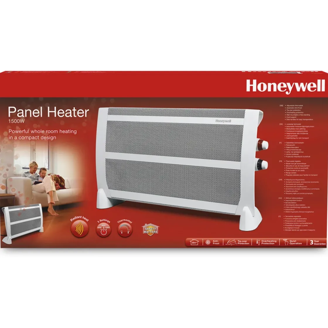 Mobiele Convectors<Brico Honeywell Convectorkachel Hw223E 1500W Wit