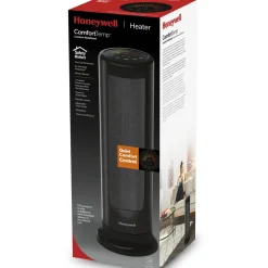 Keramische Kachels & Blaasverwarming<Brico Honeywell Keramische Verwarming Comforttemp Met Bewegingssensor Hce646Be Zwart