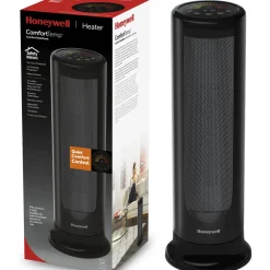 Keramische Kachels & Blaasverwarming<Brico Honeywell Keramische Verwarming Comforttemp Met Bewegingssensor Hce646Be Zwart