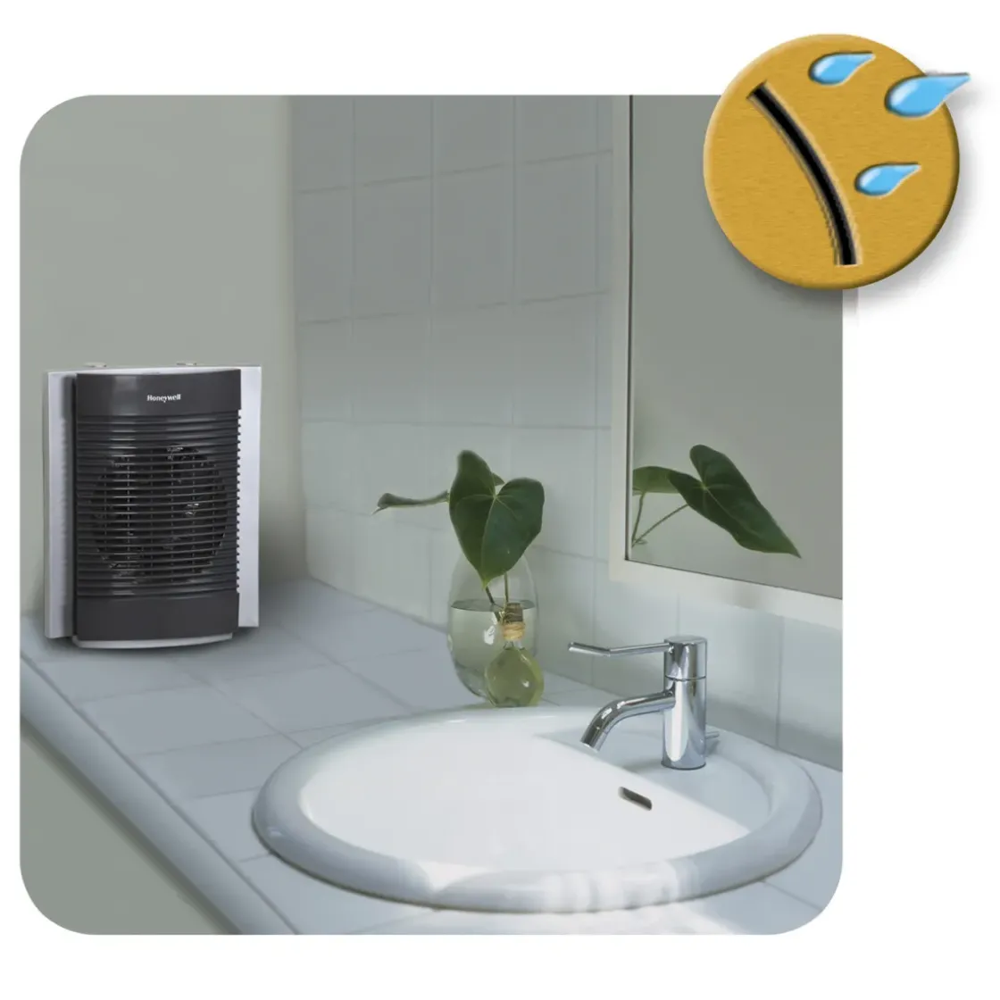 Keramische Kachels & Blaasverwarming<Brico Honeywell Ventilatorkachel Hz-500E 2000W