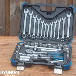 Brico Hyundai Gereedschapset 59656 61-Delig Discount