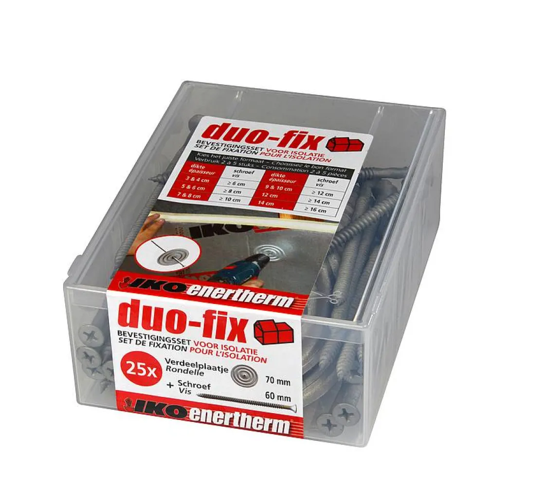 Brico Iko Bevestigingsset Voor Isolatie Duo-Fix 6Cm Outlet