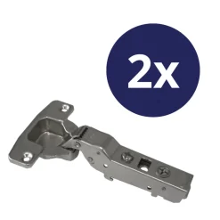 Inboorscharnier Opliggend - 35Mm - Soft Close Met Montageplaat-Brico New