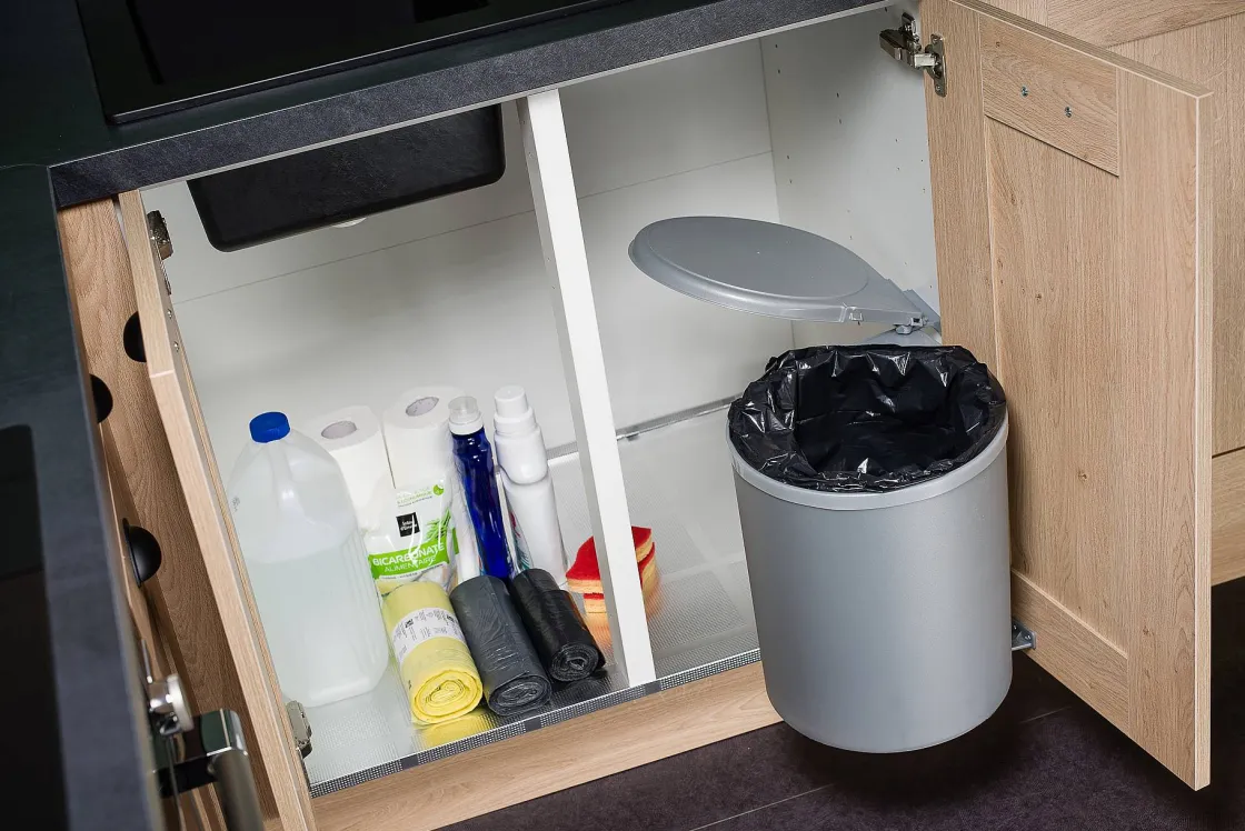 Brico Inbouwvuilnisbak Keuken Modulo 13L Grijs