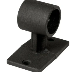 Intensions Gordijnroede Steun Wand Plafond Industrieel Mat Zwart-Brico Best