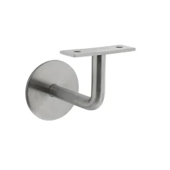 Intersteel Leuninghouder Gebogen Vlak Zadel Rvs Geborsteld-Brico Online