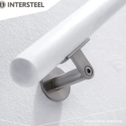 Intersteel Leuninghouder Zwaar Met Hol Zadel Rvs Geborsteld-Brico Sale