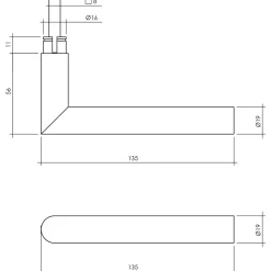Intersteel Veiligheidsbeslag Set Voordeur Skg*** Ronde Rozet Rvs Zwart-Brico Best