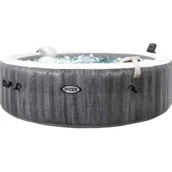 Intex Bubbelbad Purespa Bubble Greywood 4 Personen O196X71Cm-Brico