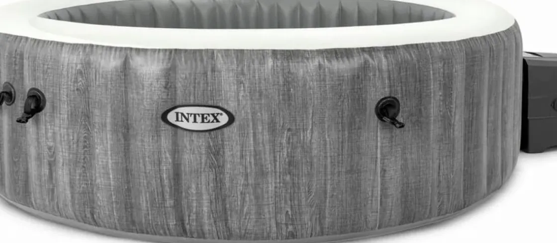 Intex Bubblebad Purespa Bubble Baltik 6Personen Grijs O216X71Cm-Brico Outlet