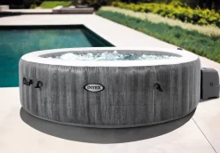 Intex Bubblebad Purespa Bubble Baltik 6Personen Grijs O216X71Cm-Brico Outlet