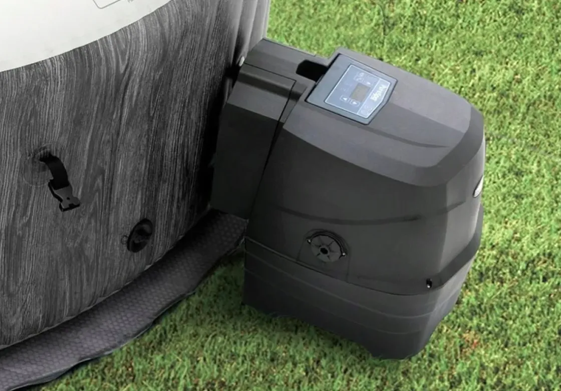 Intex Bubblebad Purespa Bubble Baltik 6Personen Grijs O216X71Cm-Brico Outlet