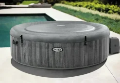 Intex Bubblebad Purespa Bubble Baltik 6Personen Grijs O216X71Cm-Brico Outlet