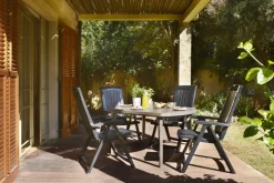 Jardin Tuintafel Elise Ovaal Kunststof Grafiet 137X90Cm-Brico Clearance