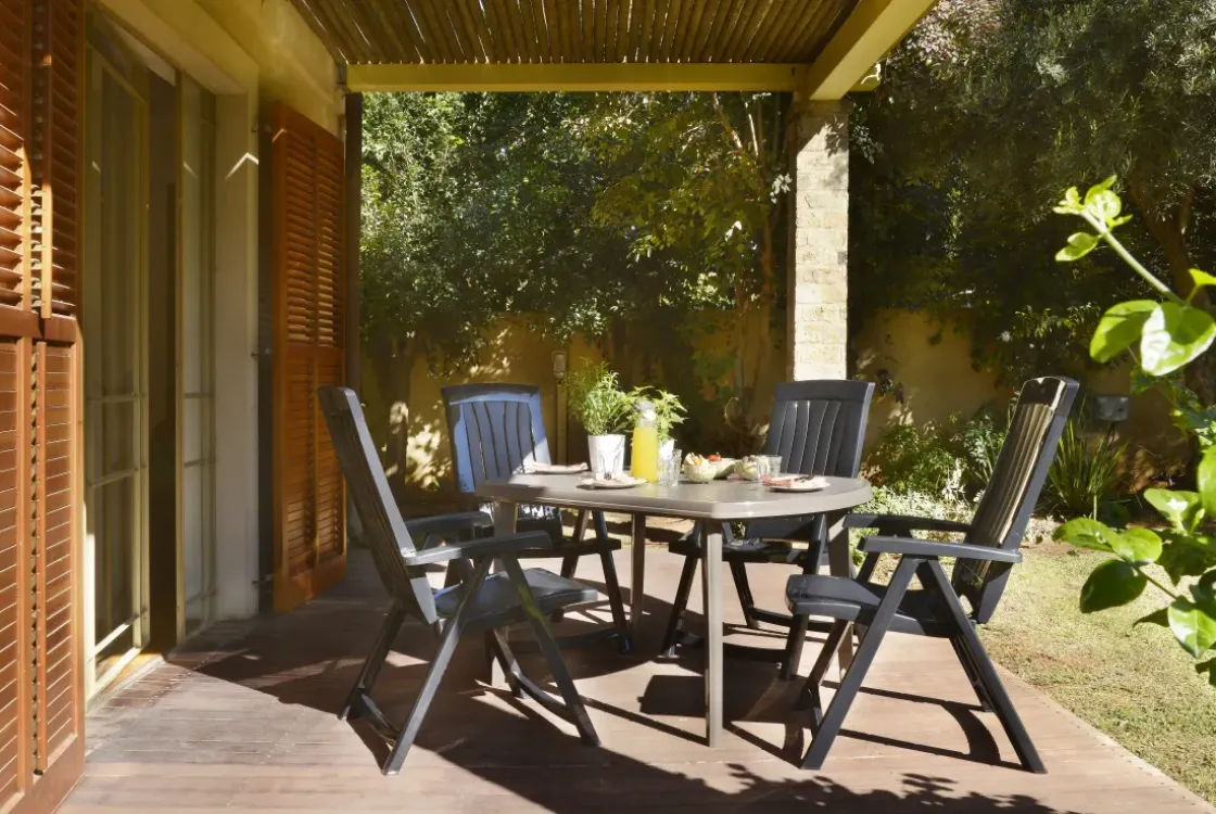 Jardin Tuintafel Elise Ovaal Kunststof Grafiet 137X90Cm-Brico Clearance