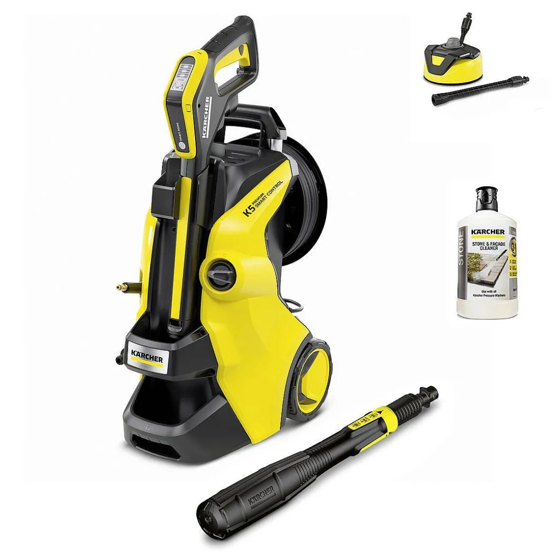 Brico Karcher Hogedrukreiniger K5 Premium Smart Control Home - 2100W - 145 Bar - 500 L/H - Met Terrasreiniger Outlet