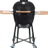 Keramisch Barbecue Alleskunner 18 Inch Zwart + Trolley-Brico Clearance
