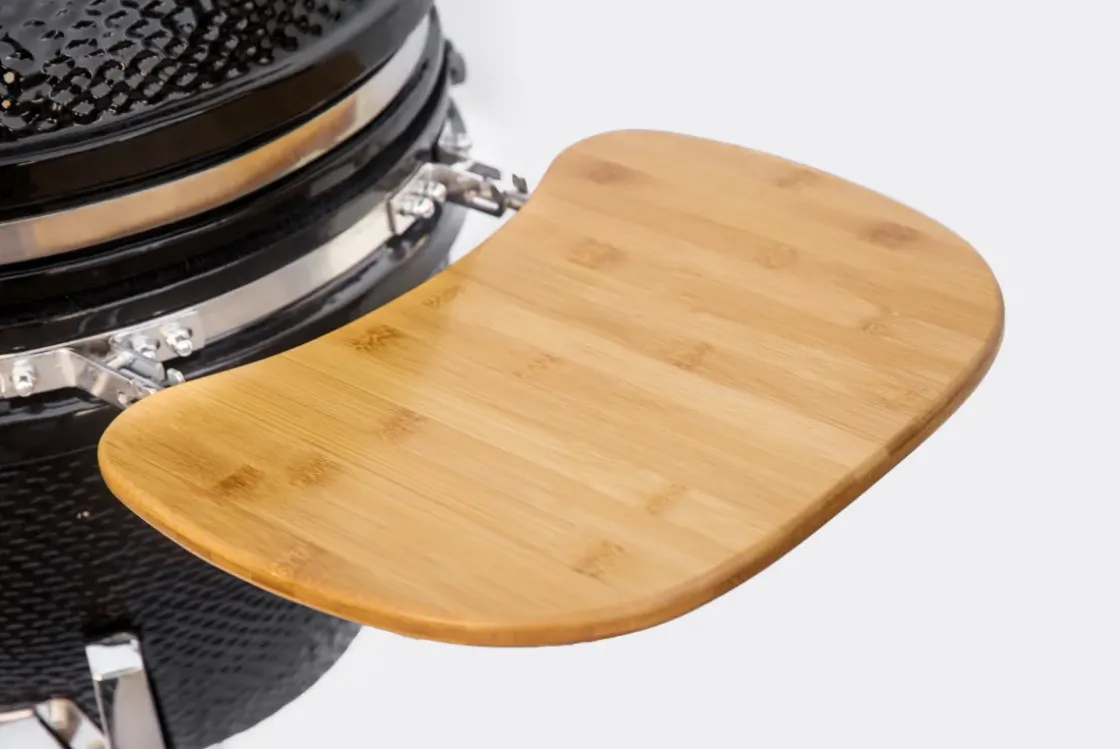 Keramisch Barbecue Alleskunner 18 Inch Zwart + Trolley-Brico Clearance