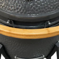 Keramisch Barbecue Kamado Zwart 63X53X101Cm-Brico Online