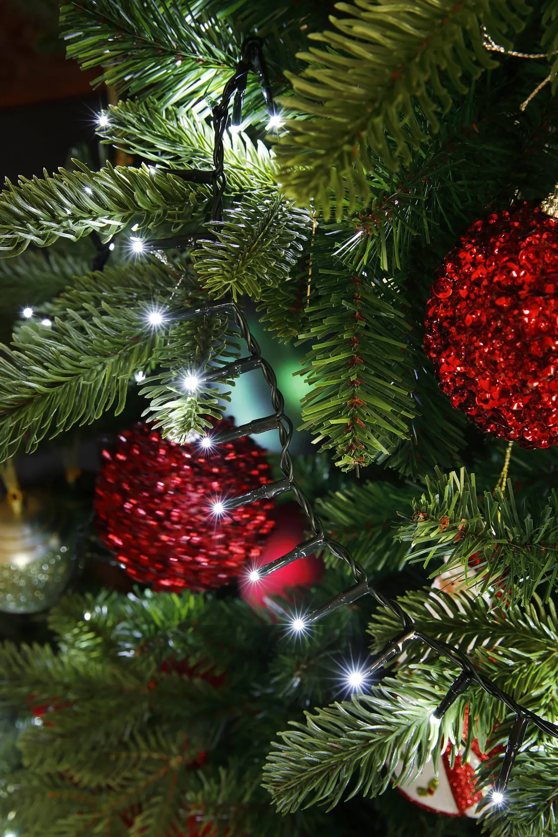 Brico Kerstverlichting (Lumineo) Compact Twinkle 500 Led Lampjes Koel Wit 11M