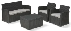 Keter Balkon Loungeset Mia + Opbergbox 4-Delig-Brico Clearance