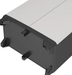 Brico Keter Gear Hoge Opbergkast 39X68X182Cm Zwart/Grijs Clearance