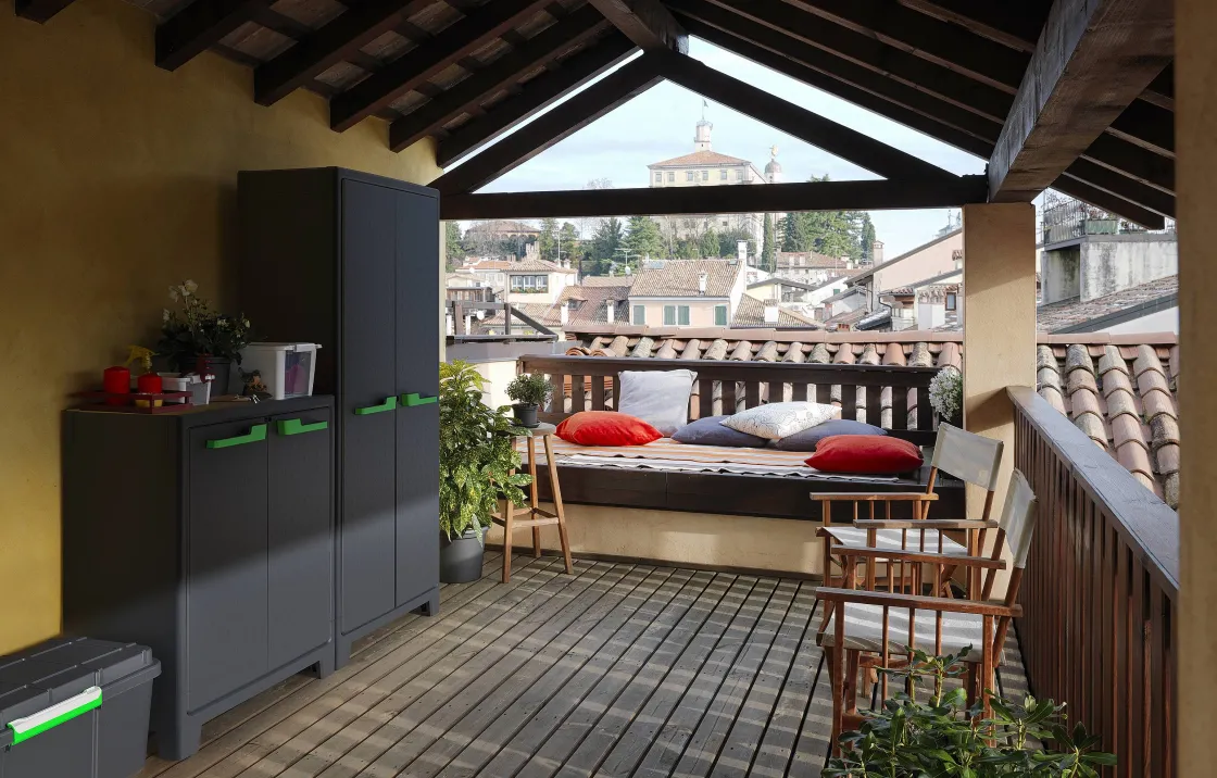 Brico Keter Hoge Kast Moby Antraciet Sale