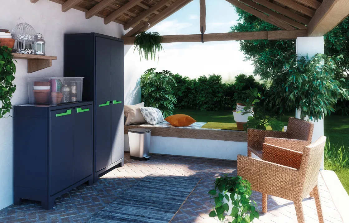 Brico Keter Hoge Kast Moby Antraciet Sale