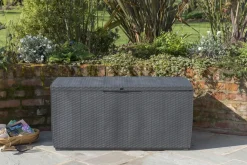 Keter Kussenbox Capri Antraciet 123X57Cm-Brico Discount